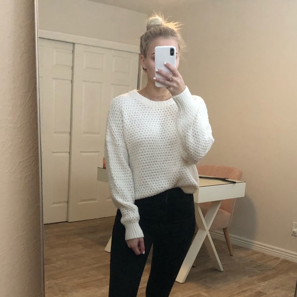 Abercrombie & Fitch Sweaters - Abercrombie Waffle Stitch Sweater